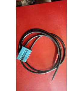 Соединение штепсельное с проводами верх синий